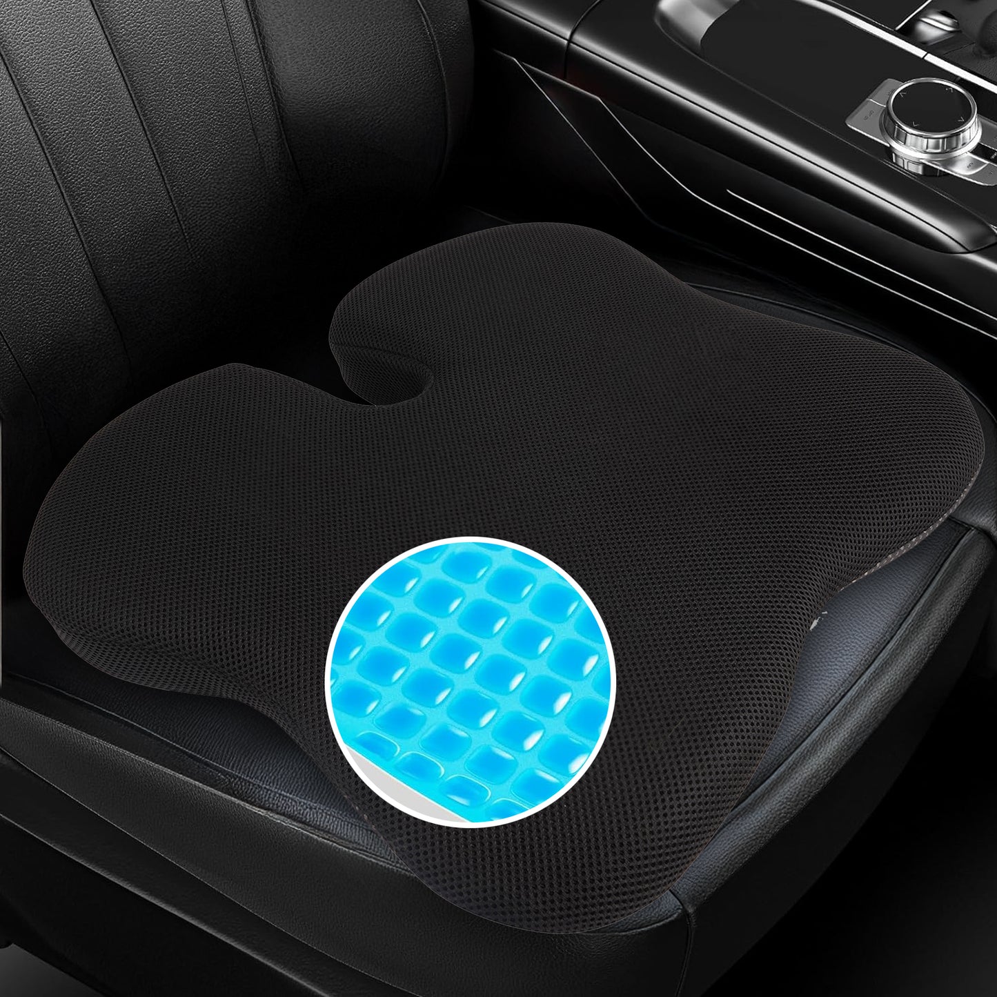 Car Seat Rest Wedge ( Black )