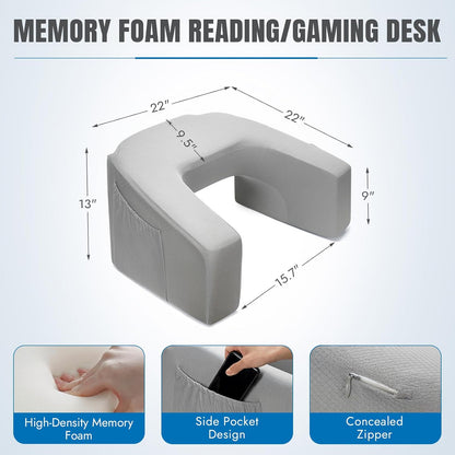 Lap Desk Pillow ( Grey )