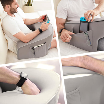 Lap Desk Pillow ( Grey )