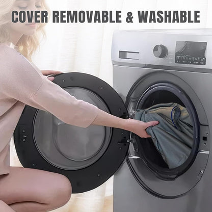 Lap Desk Pillow for Laptop with (16 * 16 inc) White Fiber Pillow Free | Portable Computer Table for Bed, Sofa & Floor |Soft Cushion & Arm Rest | Work from Home Table for Reading, Gaming (Grey)